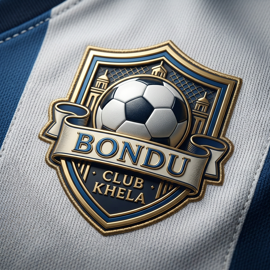 AI Design for bondu khelar football er jonno manus er toire mone ai feel ekdom na ase jarsy ta hobe arkom ekta logo banai dao egula chara unique choto kora kichu arokom na eta to cartoon mone hocce brasil er ekta choto logo dao ektu choto kora jarcy e daoya hobe jama te ar ki hobe real er moto khub shundor kora ektu choto kora
