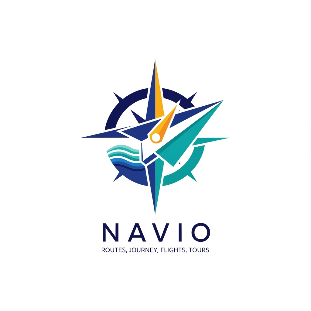 AI Design for create a logo for travel agencies, the name for brand Navio
Navigation
Routes
Journey
Works for flights, buses, tours