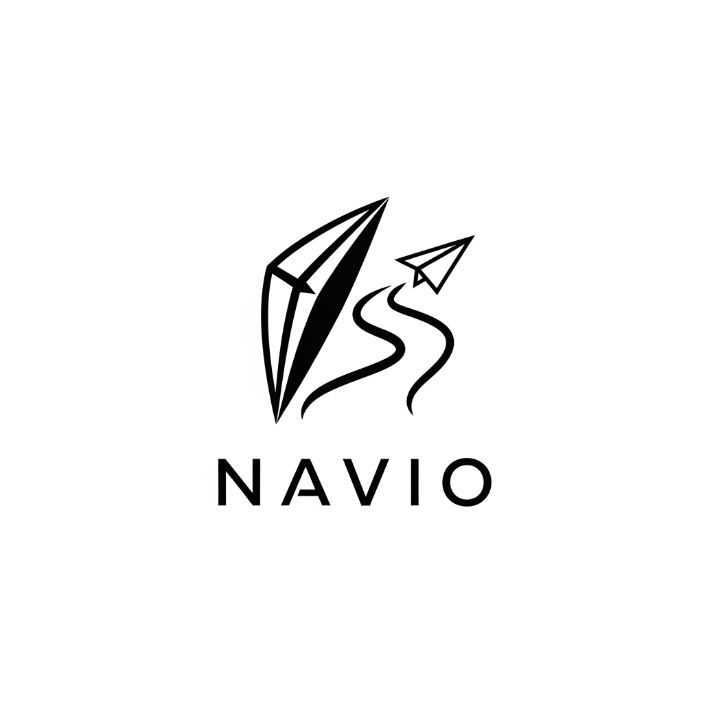 AI Design for create a logo for travel agencies, the name for brand Navio
Navigation
Routes
Journey
Works for flights, buses, tours simple shape minimal logo in one color black
