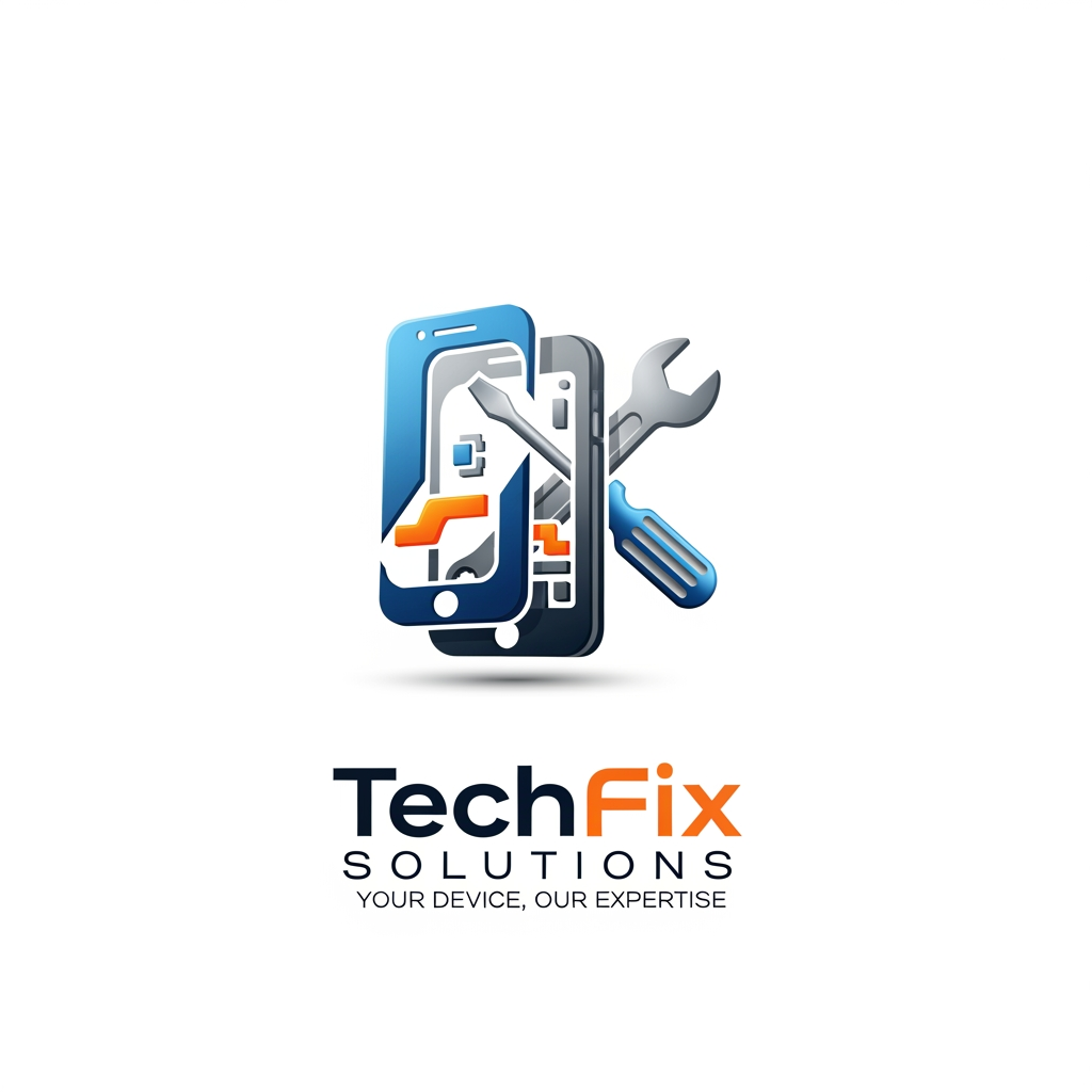 AI Design for Mobile repairing Logo