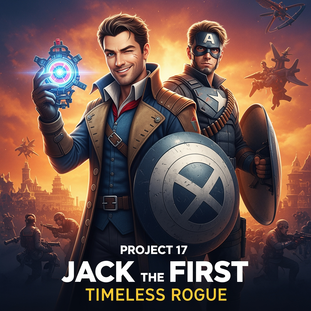 AI Design for Project 17: Jack the First: Timeless Rogue
Θέση κυκλοφορίας: Φάση 1 – Ειδική παρουσίαση (αρχές 2020)
Ο Jack the First, ο γοητευτικός χρονικά εκτοπισμένος απατεώνας των Νέων Φυλάκων, συνεργάζεται με τον Soldier Boy για μια τελευταία απεγνωσμένη αποστολή μέσα στο χρόνο — να βρει έναν τρόπο να νικήσει τον Eclipse Sovereign χωρίς να θυσιάσει κανέναν... ή να ξαναγράψει την ιστορία για πάντα.
Ο Jack the First εισβάλλει σε ένα αυστηρά φυλασσόμενο θησαυροφυλάκιο στον Unity Tower και κλέβει το ολοκληρωμένο κομμάτι του Chrono-Vault σε συνδυασμό με την έρευνα του Reed. Τον καταγράφει η κάμερα, αλλά δραπετεύει με ένα κλείσιμο του ματιού. Τον διακόπτει να στρατολογεί τον Soldier Boy κρυφά: «Θέλεις να πας σπίτι; Θέλω να σώσω το σύμπαν. Ας κάνουμε και τα δύο και ας τσαντίσουμε μαζί τον μεγάλο κακό».
Πράξη 1 – Το Σχέδιο του Rogue
Ο Jack αποκαλύπτει ότι εργάζεται πάνω σε μια εναλλακτική λύση στο σχέδιο Heart of Eternity του Adam Warlock. Πιστεύει ότι μπορούν να χρησιμοποιήσουν τη μοναδική χρονική υπογραφή του Soldier Boy για να δημιουργήσουν μια «Ηχώ του Χρόνου» - μια εκδοχή του παρελθόντος που αποδυναμώνει τον Sovereign στο παρόν χωρίς πλήρη διαγραφή. Ο Soldier Boy, διχασμένος ανάμεσα στο να γυρίσει σπίτι του στο 1988 και να παραμείνει με την ομάδα που έχει μάθει να σέβεται (ειδικά τη Lady Thor και τον Rogue Sentinel), συμφωνεί σε μια τελευταία αποστολή.
Πράξη 2 - Χάος Ληστείας στο Χρόνο
Το δίδυμο πηδάει μέσα από σπασμένα χρονοδιαγράμματα που δημιουργήθηκαν από το Χρονολόγιο Eclipse:1988: Φτάνουν κατά τη διάρκεια της αρχικής αποστολής του Soldier Boy. Αστείες και συναισθηματικές σκηνές καθώς ο Soldier Boy βλέπει την παλιά του ζωή με νέα μάτια.
Εναλλακτικά Σκοτεινά Μέλλοντα: Εκδοχές όπου ο Sovereign κέρδισε - μια κατεστραμμένη Γη με διεφθαρμένες εκδοχές του Kiswet, της Lady Thor και των Fantastic Four.
Η Εποχή των ανερχόμενων ηρώων: Συναντούν για λίγο νεότερες εκδοχές του Shadow Spider και της Zatanna.
Κύρια σημεία: Η γοητεία και τα gadgets του Jack τους σώζουν συνεχώς.
Η ακατέργαστη δύναμη και η αυξανόμενη σοφία του Soldier Boy.
Πειράγματα και αδελφοσύνη στο αποκορύφωμά τους. Μια τεταμένη συνάντηση με μια χρονική ηχώ του Soldier Boy της Έκλειψης, ο οποίος προσπαθεί να δελεάσει ξανά τον Soldier Boy.
Πράξη 3 – Η Δύσκολη Επιλογή
Φτάνουν σε μια κρίσιμη στιγμή στο χρονικό ρεύμα όπου μπορούν είτε: Να στείλουν τον Soldier Boy σπίτι μόνιμα και να σφραγίσουν το αρχικό ρήγμα.
Να χρησιμοποιήσουν την Echo για να δημιουργήσουν ένα ισχυρό νέο όπλο εναντίον του Sovereign στο 2105
Κλιμακούμενη δράση μέσα σε ένα καταρρέον χρονικό πλέγμα. Ο Jack τραυματίζεται σοβαρά προστατεύοντας τον Soldier Boy. Σε μια δυνατή στιγμή, ο Soldier Boy επιλέγει να μην πάει σπίτι ακόμα — αποφασίζει ότι το μέλλον για το οποίο αγωνίζεται αξίζει να μείνει. Δημιουργούν με επιτυχία τη Λεπίδα της Χρονικής Ηχούς (ένα όπλο που μπορεί να διαπεράσει την ουσία του Sovereign), αλλά μαθαίνουν ότι η χρήση της στην τελική μάχη θα καταστρέψει μόνιμα το χρονοδιάγραμμα.
Τέλος
Ο Jack και ο Soldier Boy επιστρέφουν στο 2105. Ο Jack επιδιορθώνεται από τους Fantastic Four. Ο Soldier Boy δίνει τη Λεπίδα της Ηχούς στην ομάδα και δηλώνει ότι θα μείνει μέχρι το τέλος. Σε μια ήσυχη σκηνή με τη Λαίδη Θορ, παραδέχεται: «Ίσως το σπίτι δεν είναι ένα μέρος... ή ένας χρόνος. Ίσως είναι η μάχη». Σκηνή 1 μετά τους τίτλους τέλους:
Ολόκληρη η συμμαχία (όλοι οι ήρωες) συγκεντρώνεται στον Πύργο της Ενότητας καθώς ο ουρανός σκοτεινιάζει εντελώς. Η τελική μάχη πρόκειται να ξεκινήσει.
Σκηνή 2 μετά τους τίτλους τέλους:
Ο Κυρίαρχος της Έκλειψης, τώρα ένας πανύψηλος θεός του σκότους, ανοίγει το απόλυτο ρήγμα πάνω από τον Ήλιο: «Έλα. Ας γίνει νύχτα».make me the poster of this movie