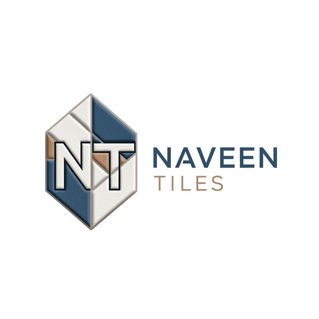 AI Design for i want to create a unique logo for my business " naveen tiles" NT, need more option