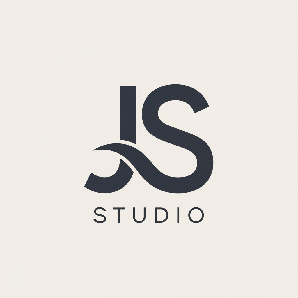 AI Design for I WANT A LOGO FOR STUDIO . STUDIO NAME IS JS