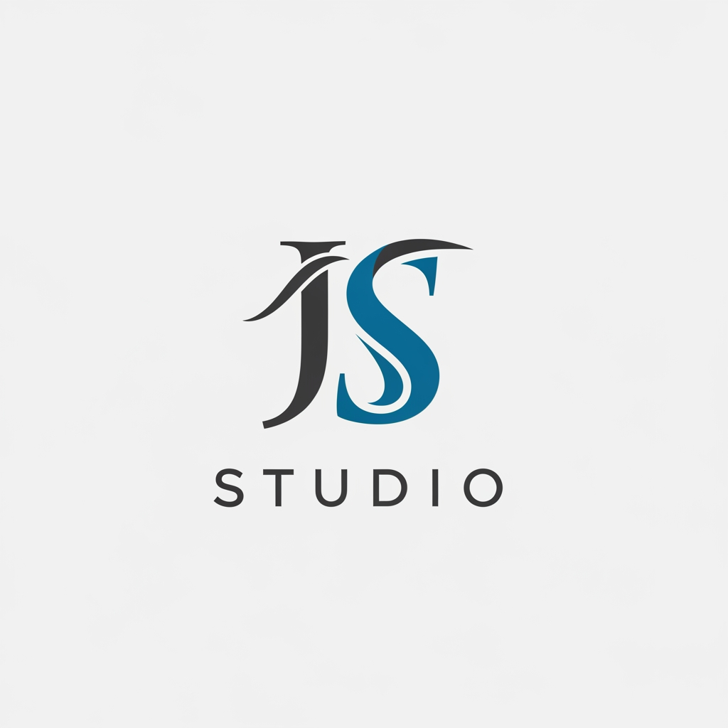 AI Design for I WANT A LOGO FOR STUDIO . STUDIO NAME IS JS