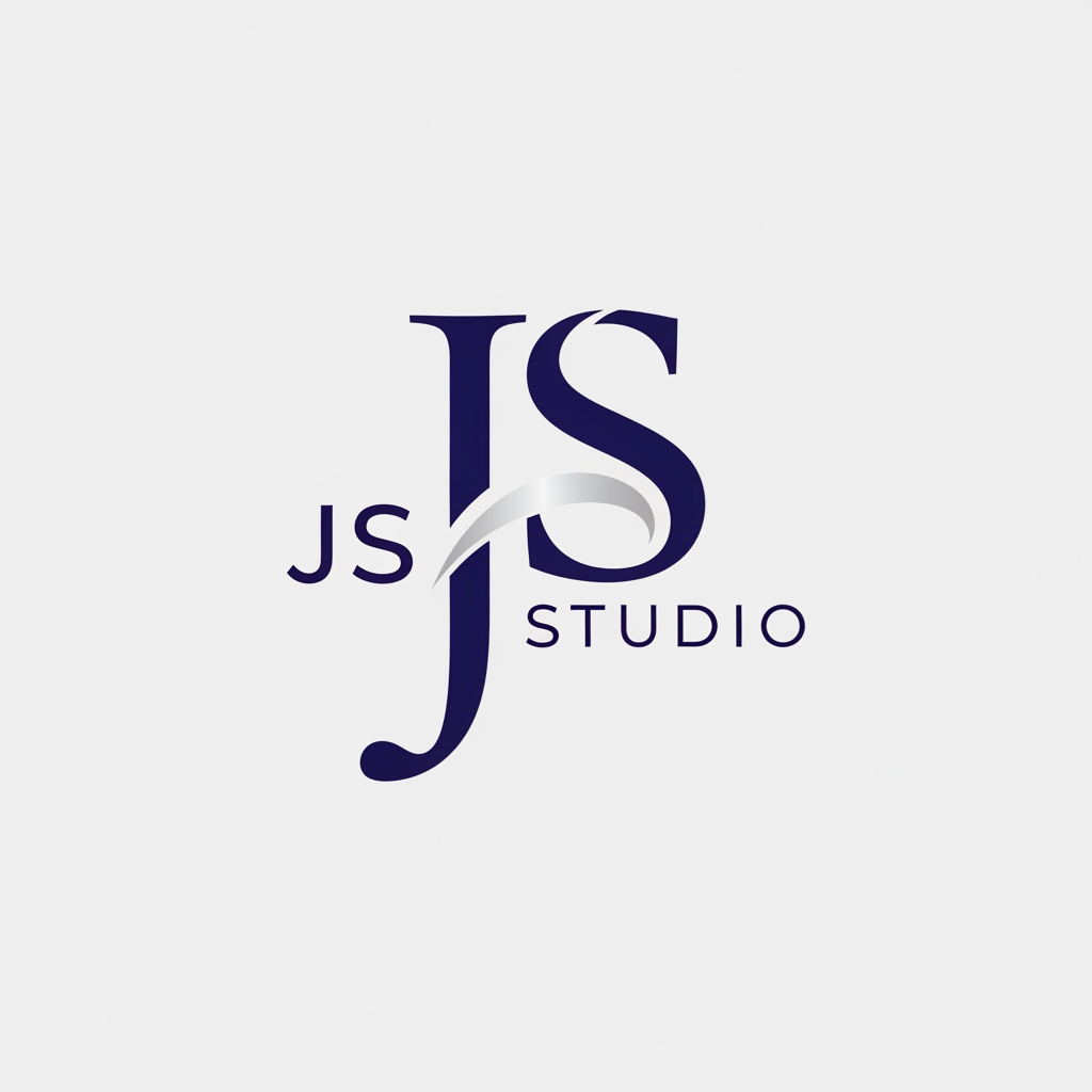 AI Design for I WANT A LOGO FOR STUDIO . STUDIO NAME IS JS