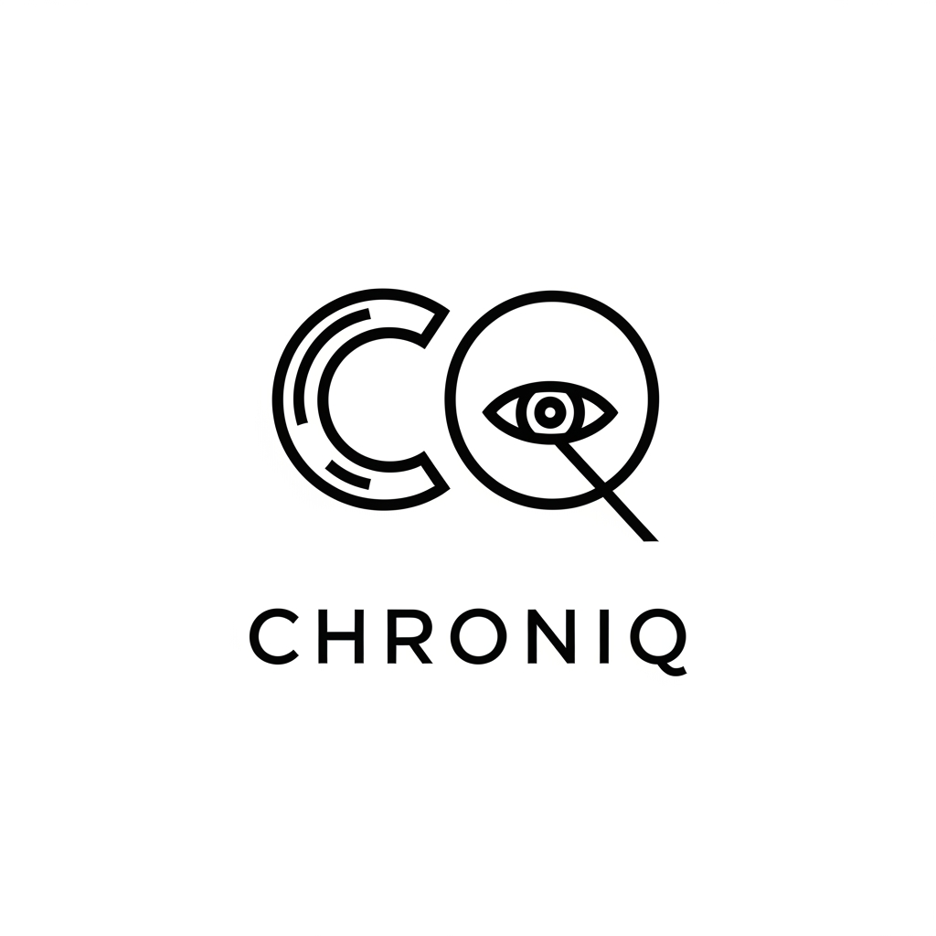 AI Design for Create a world-class logo for a modern graphic design brand called CHRONIQ.
Brand personality:
Modern
Minimalist
Premium
Creative
Timeless
Innovative
Design requirements:
Create a unique monogram combining the letters C and Q
Use geometric construction and negative space
Incorporate subtle symbolism of storytelling, time, evolution, and visual creativity
Avoid cliché design symbols such as pencils, brushes, palettes, cameras, or generic graphic design icons
Vector style with clean lines and perfect symmetry
Strong enough to be recognized as a standalone icon
Suitable for Instagram profile photos, posters, branding, merchandise, and a creative agency
Typography:
Custom modern sans-serif wordmark
Elegant letter spacing
Premium creative-studio aesthetic
Color palette:
Primary: Matte Black (#0D0D0D)
Secondary: White (#FFFFFF)
Optional Accent: Metallic Gold (#D4AF37)
Style references:
Modern luxury branding, Swiss design, technology brands, creative studios, award-winning identity systems.
Output:
Symbol only version
Wordmark version
Full logo lockup
Black background version
White background version
The final result should feel like a global creative agency brand rather than a typical Instagram design page.