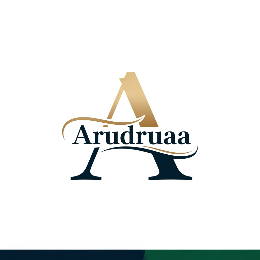 AI Design for create a letter A Arudruaa monogram logo design