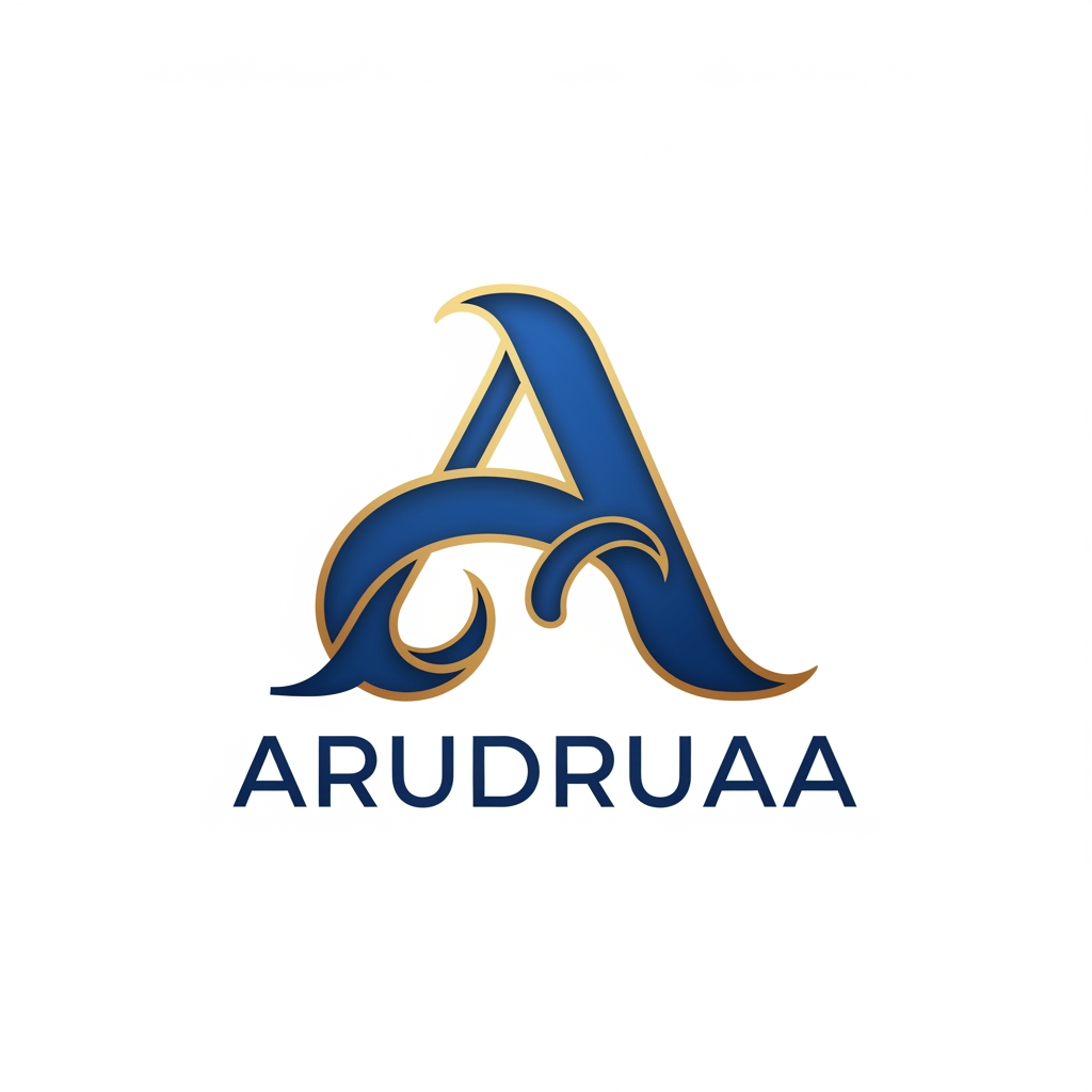 AI Design for create a letter A Arudruaa monogram logo design