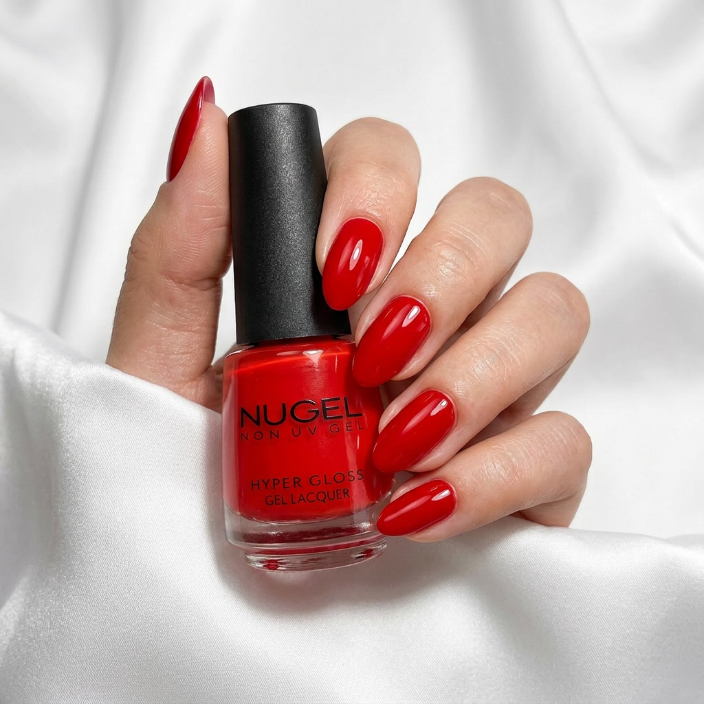 AI Design for i want this nail polish in a girl's hand with her nails painted in that shade