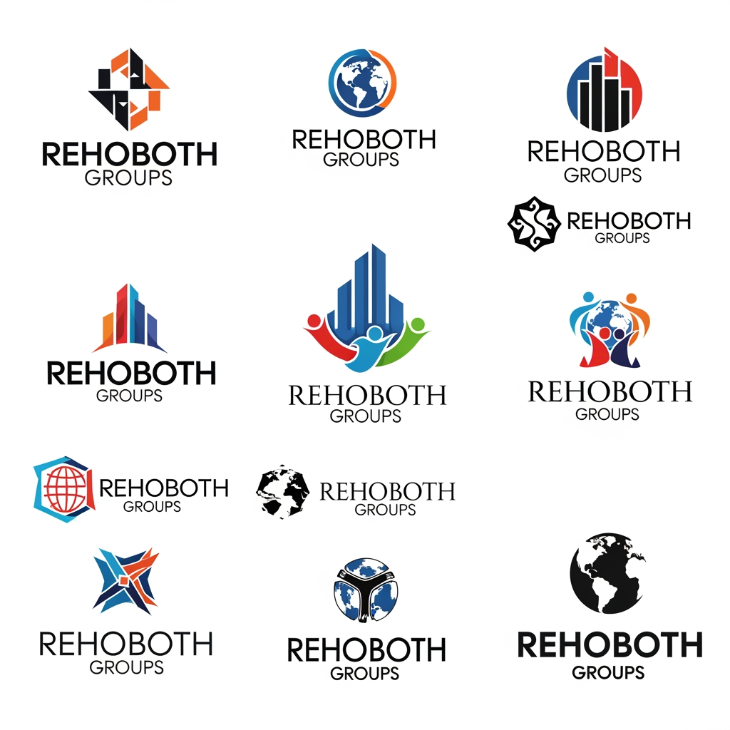 AI Design for rehoboth groups create logos