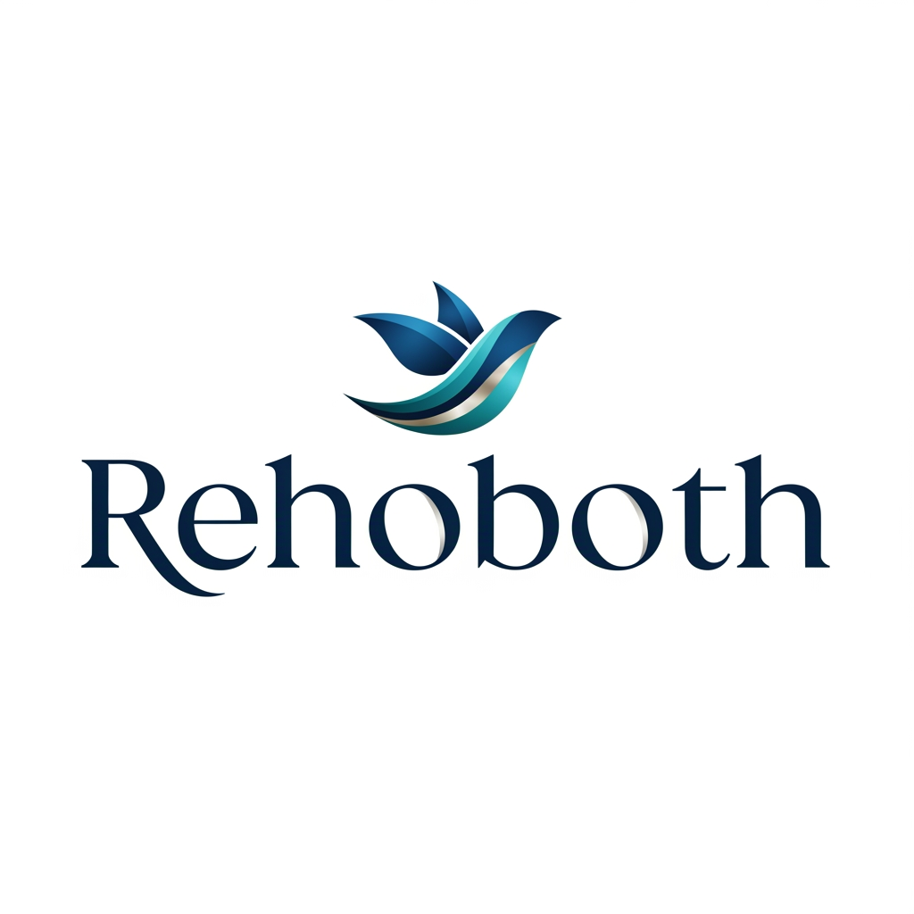 AI Design for [Rehoboth ]name  create logos new design. letter different font style