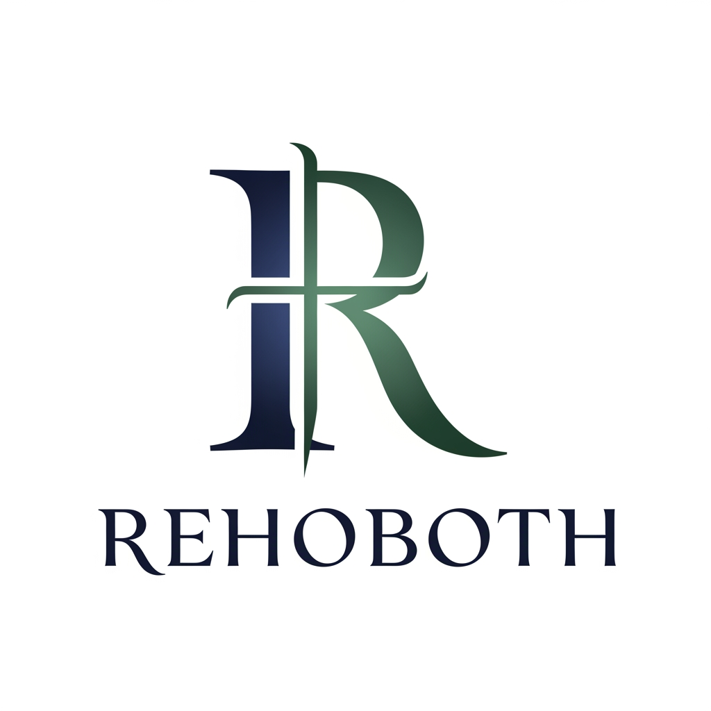 AI Design for [Rehoboth ]name  create logos new design. R letter different style add cross sympel