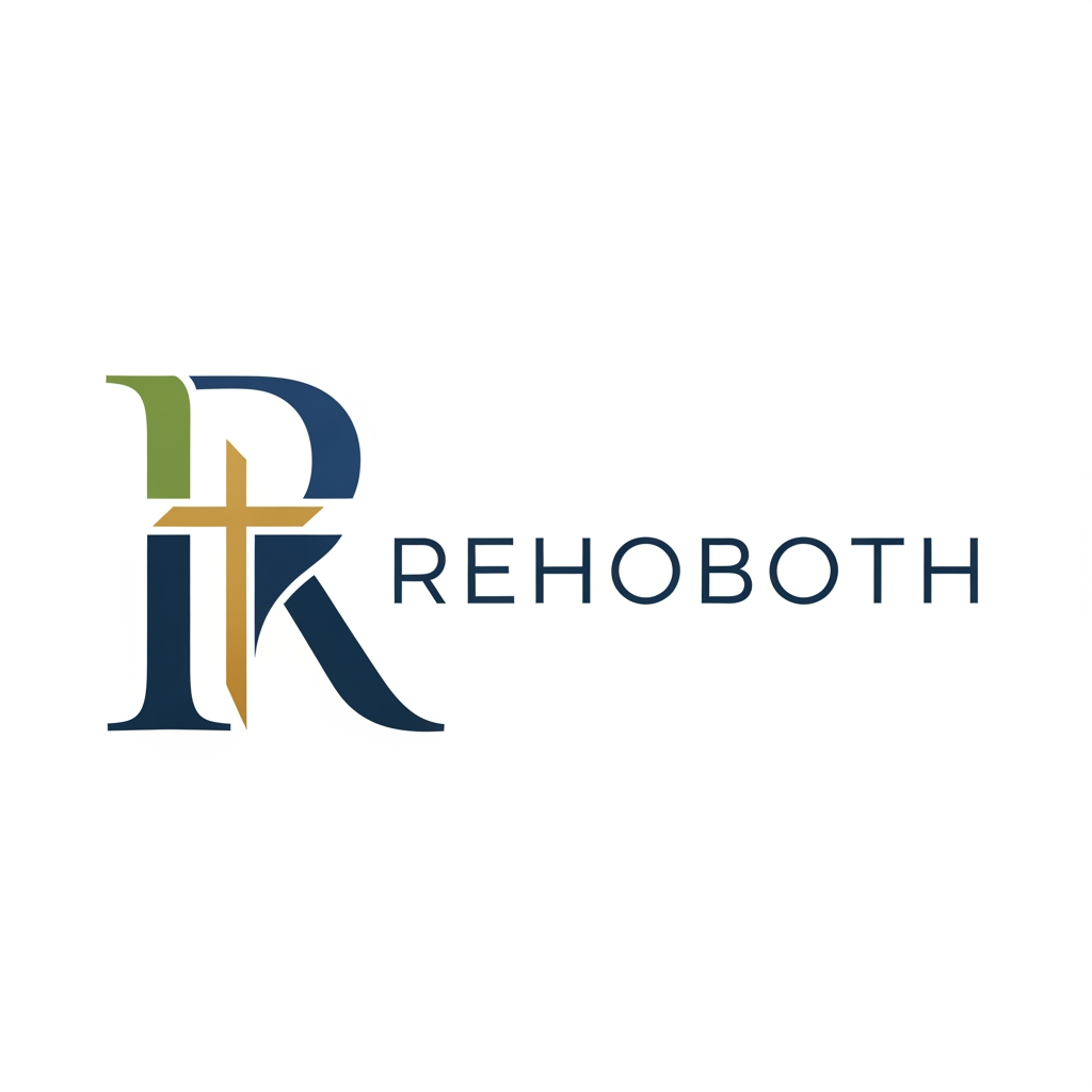 AI Design for [Rehoboth ]name  create logos new design. R letter different style add cross sympel