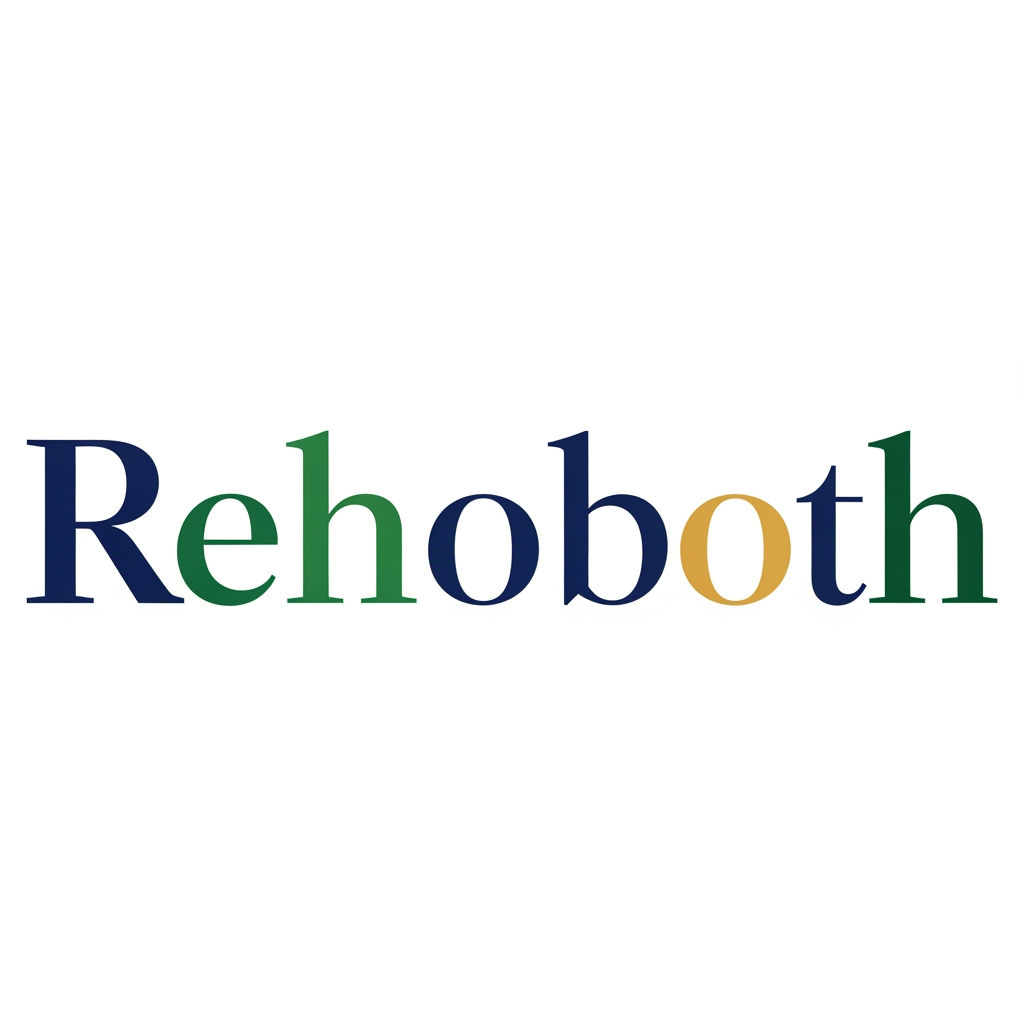 AI Design for [Rehoboth ]name  create logos new design. letter different font style