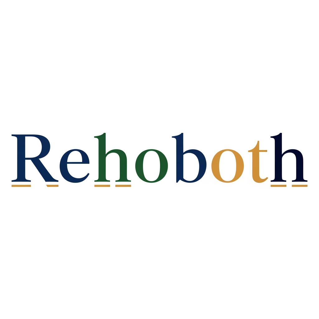 AI Design for [Rehoboth ]name  create logos new design. letter different font style