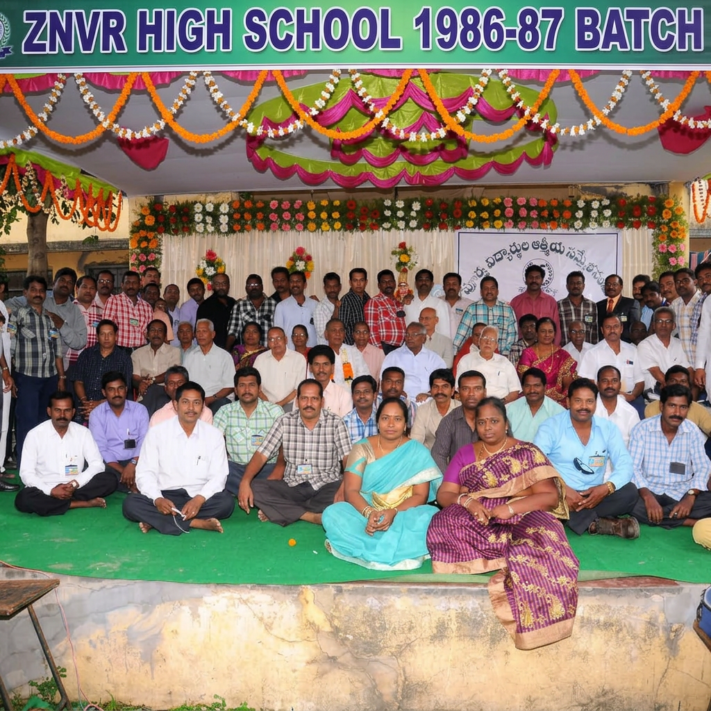 AI Design for ZNVR HIGH SCHOOL 1986-87 BATCH
