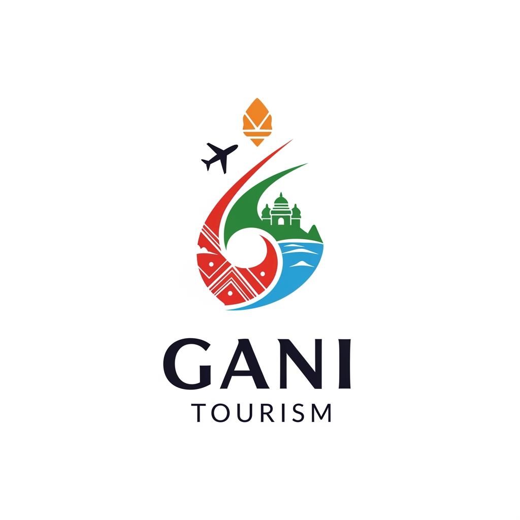 AI Design for i need logo for gani tourism little more stylish and unique some more pictures no need to mention nmae i need symbol alone