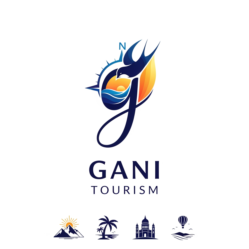 AI Design for i need logo for gani tourism little more stylish and unique some more pictures