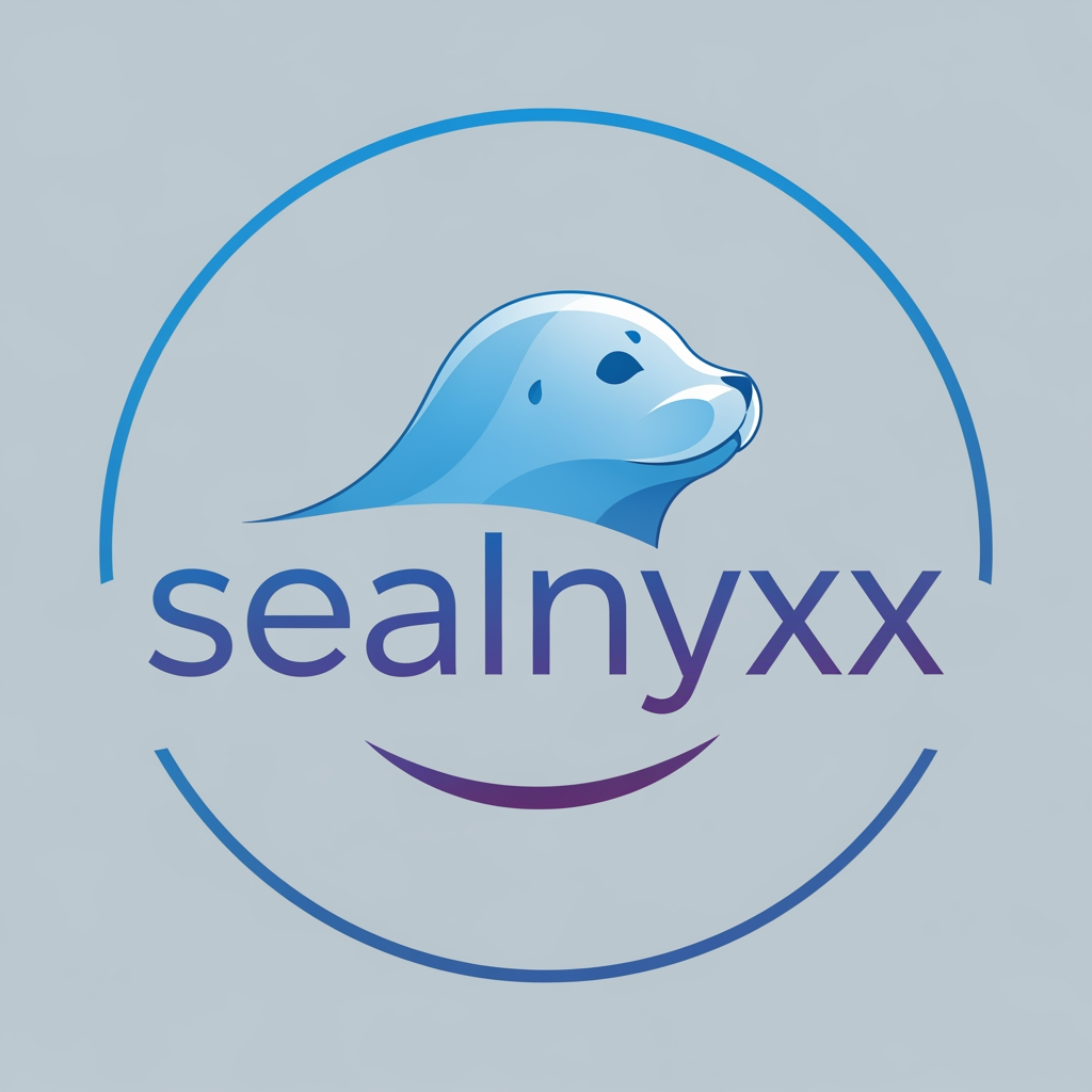 AI Design for make a logo for a discord pfp without discord logo and it should say sealnyxx