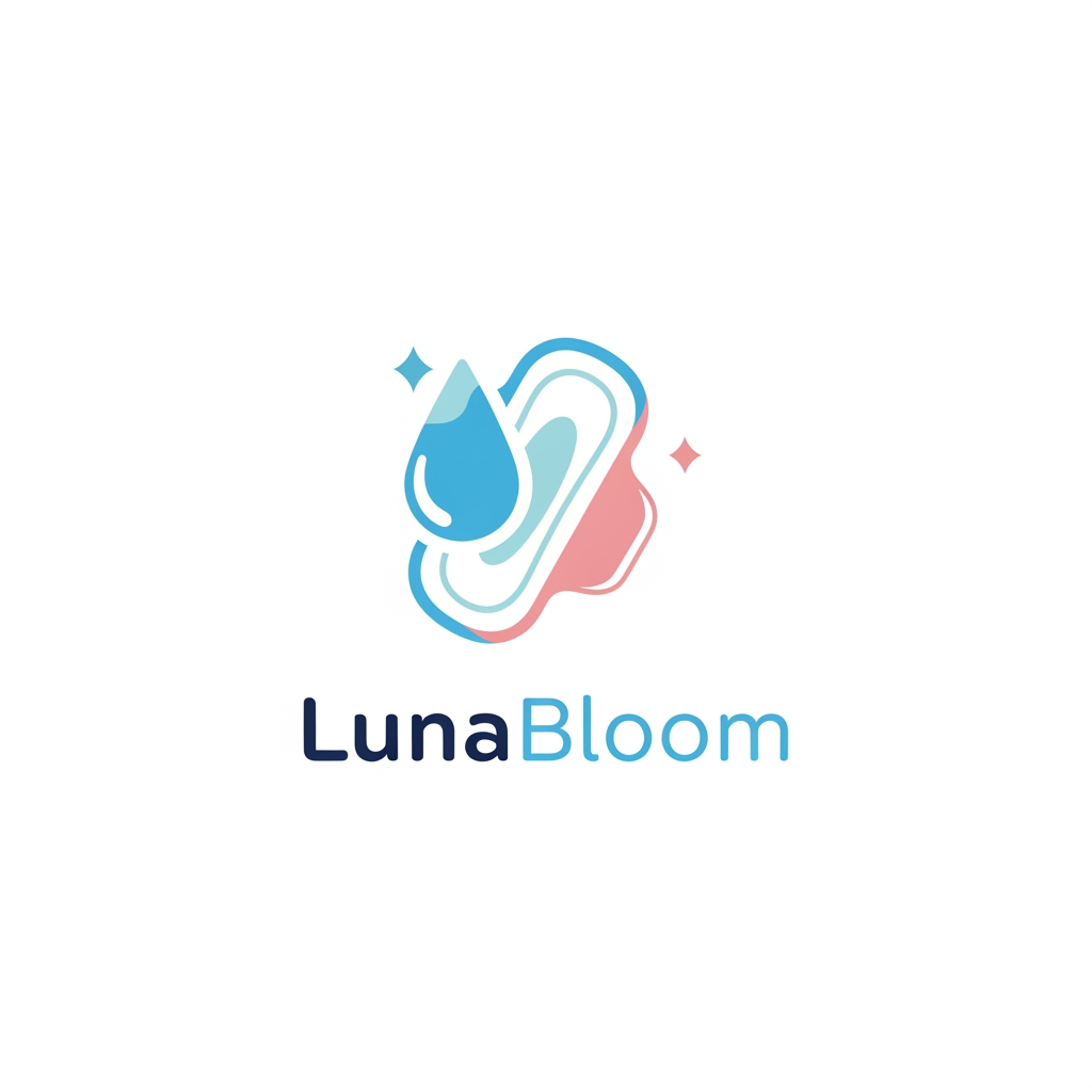 AI Design for sanitary pad logo design,