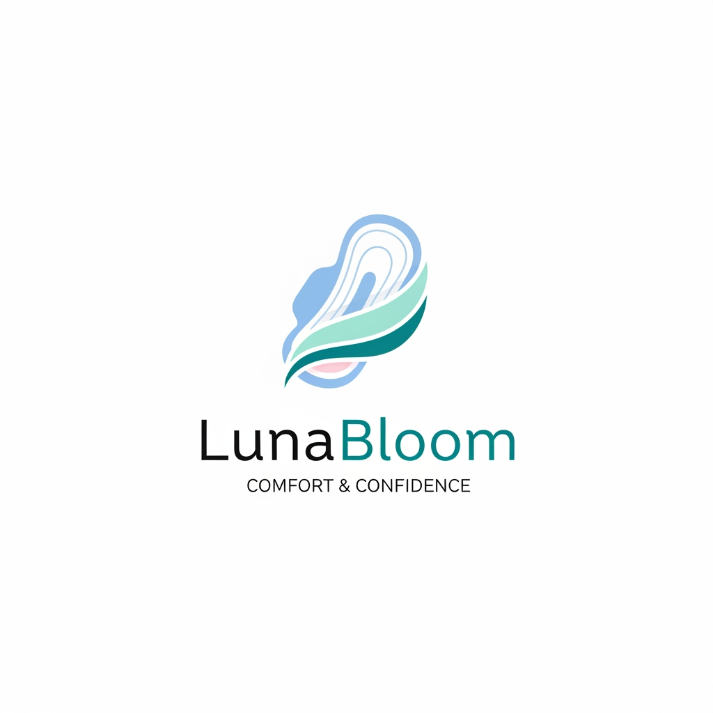 AI Design for sanitary pad logo design,