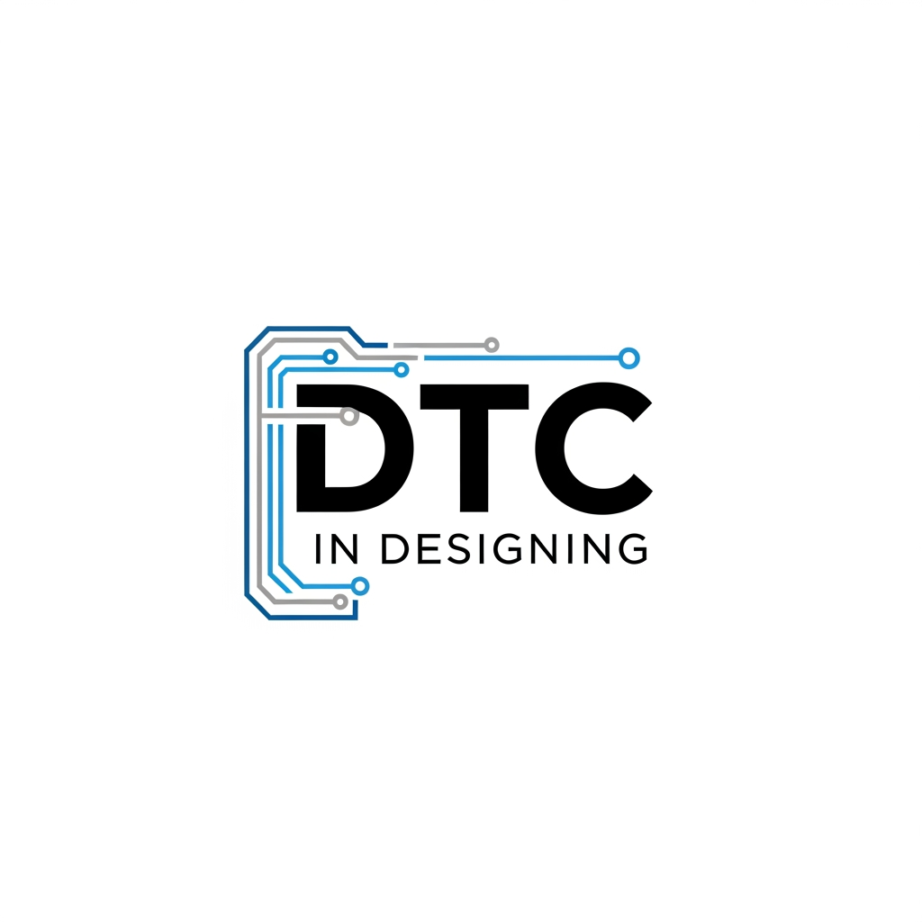 AI Design for make a logo of DTC IN designing