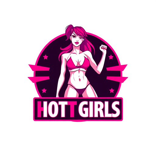 AI Design for Fitness hot girls , with name sexy logo girl