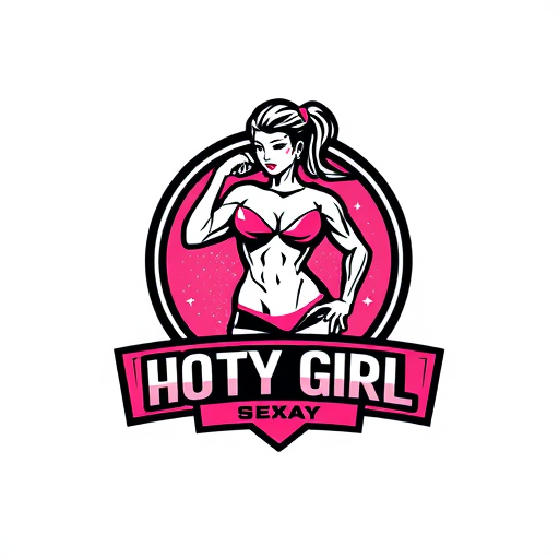 AI Design for Fitness hot girls , with name sexy logo girl