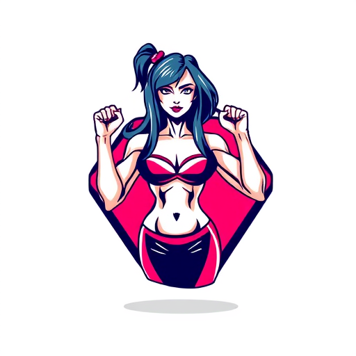 AI Design for Fitness hot girls , with name and realistic 