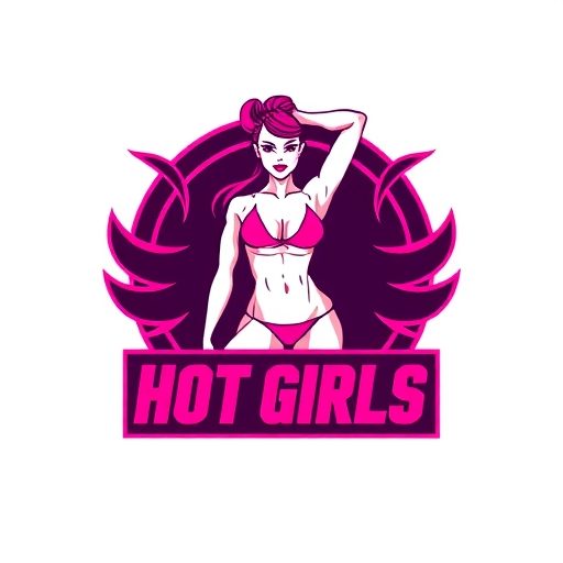AI Design for Fitness hot girls , with name ,sexy & hot logo girl.