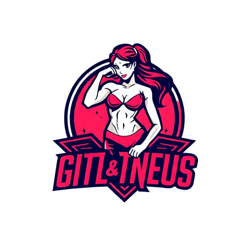 AI Design for Fitness hot girls , with name ,sexy & hot logo girl.