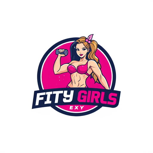 AI Design for Fitness hot girls , with name ,sexy & hot logo girl.