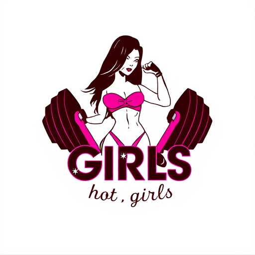 AI Design for Fitness hot girls , with name ,sexy & hot logo girl.