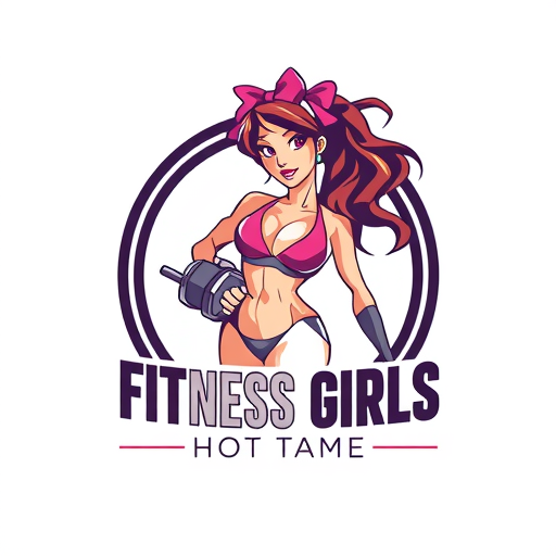 AI Design for Fitness hot girls , with name
