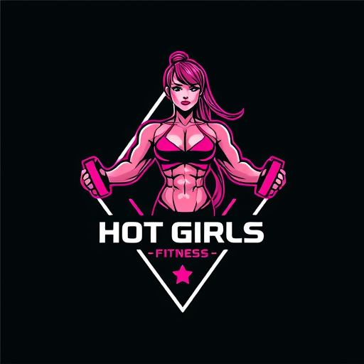 AI Design for Fitness hot girls , with name