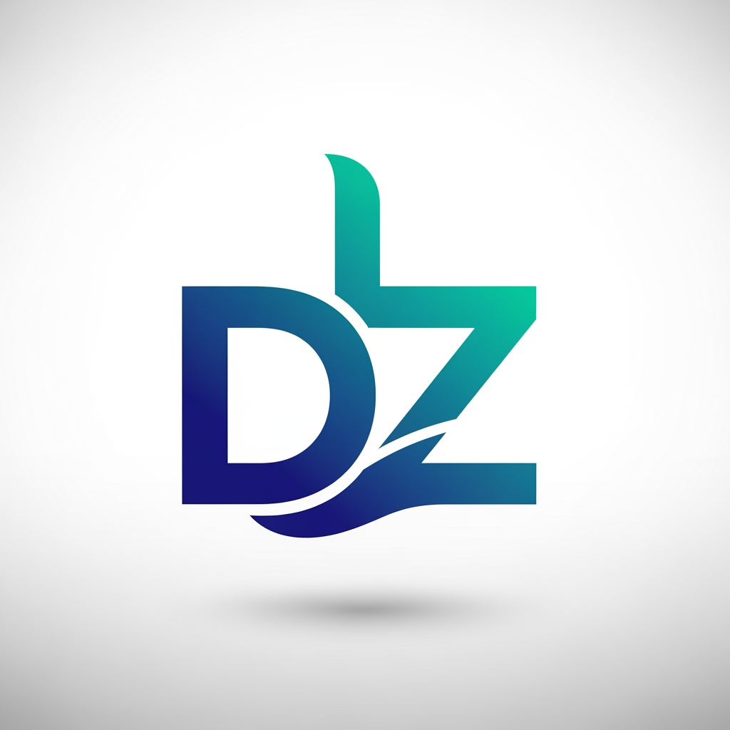 AI Design for CREAT A LOGO OF DZ LETTER