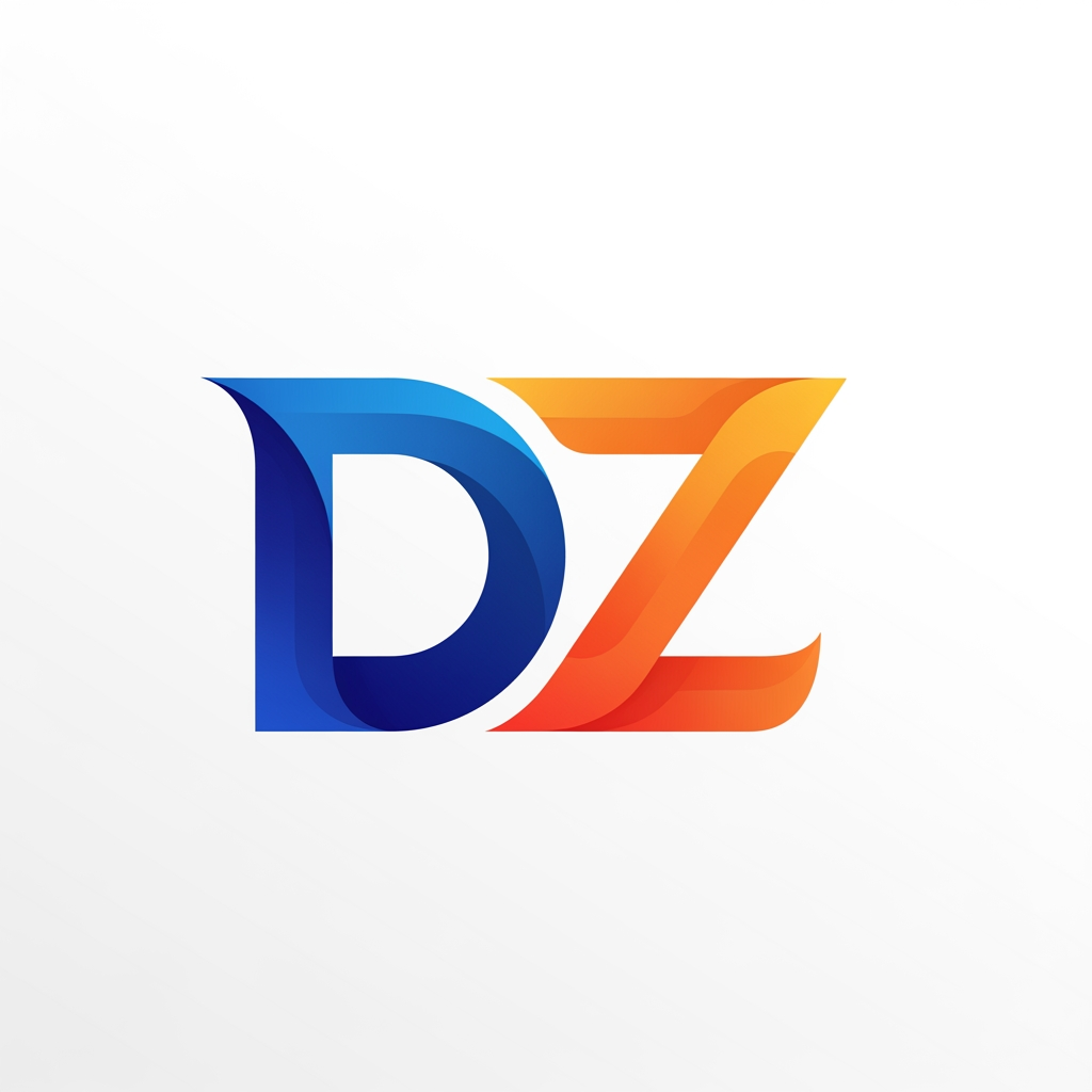 AI Design for CREAT A LOGO OF DZ LETTER