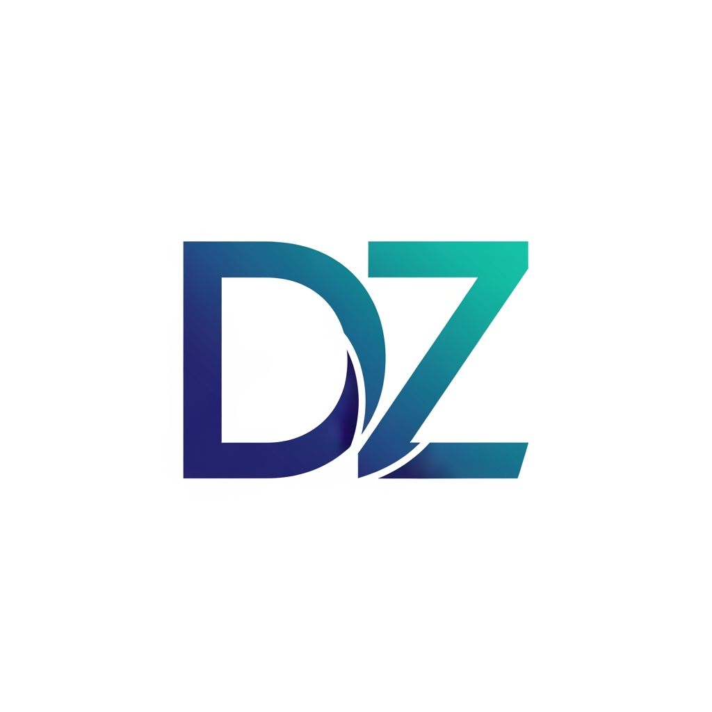 AI Design for CREAT A LOGO OF DZ LETTER