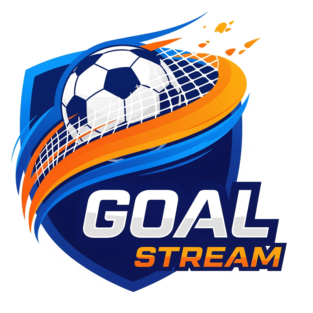 AI Design for create logo for my fifa streaming app. the name is GoalStream