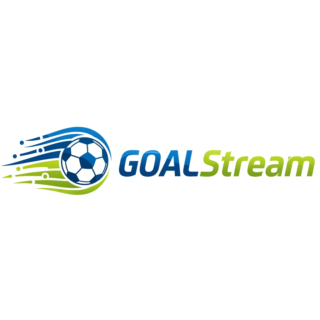 AI Design for create logo for my fifa streaming app. the name is GoalStream