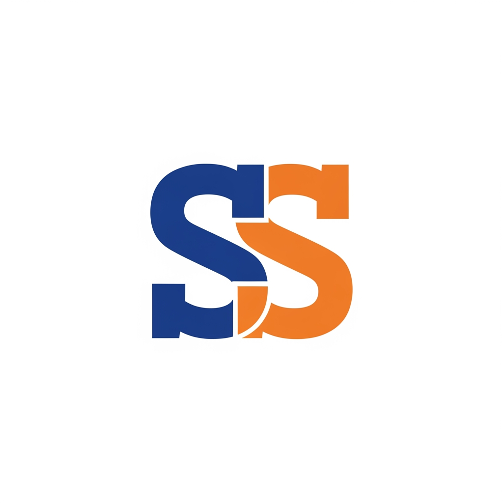 AI Design for SS in blue and orange. No 3D simple and traditional