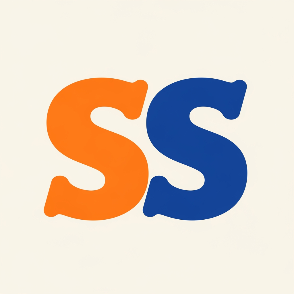 AI Design for SS in blue and orange. No 3D simple and traditional. first orange and the blue and more curvy