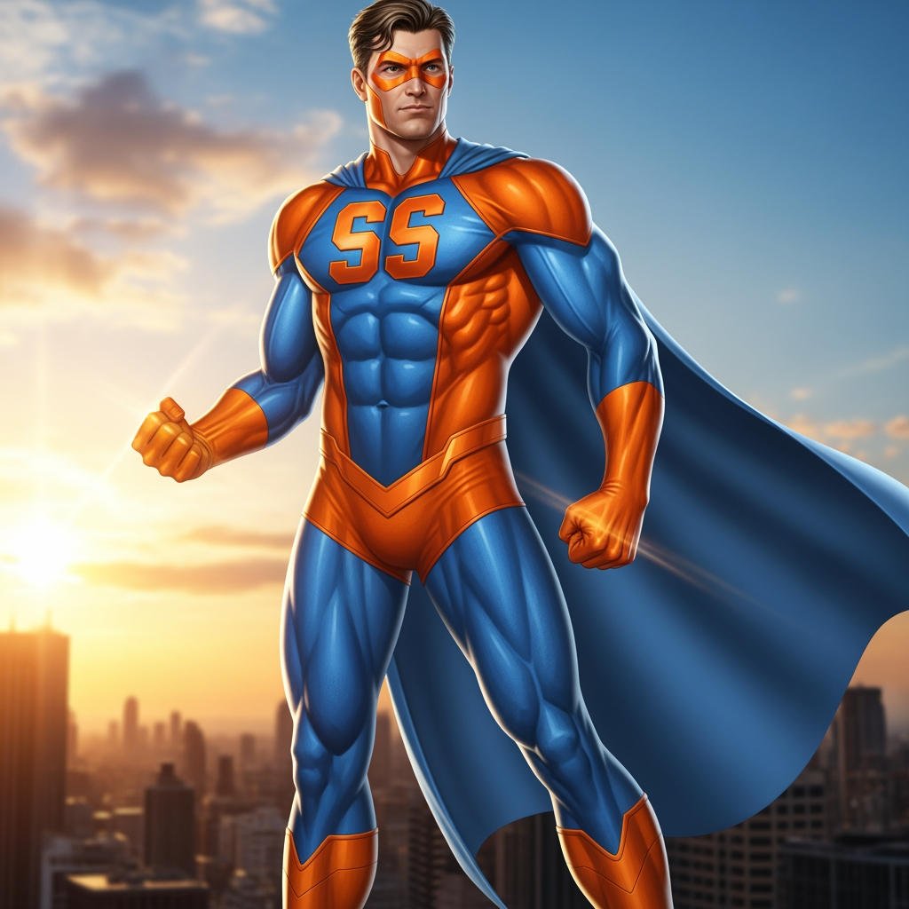 AI Design for SS in blue and orange