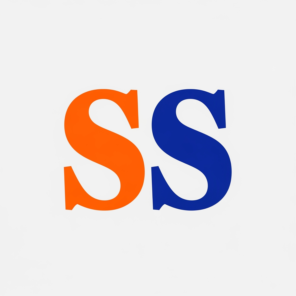 AI Design for SS in blue and orange. No 3D simple and traditional. first orange and the blue and more curvy