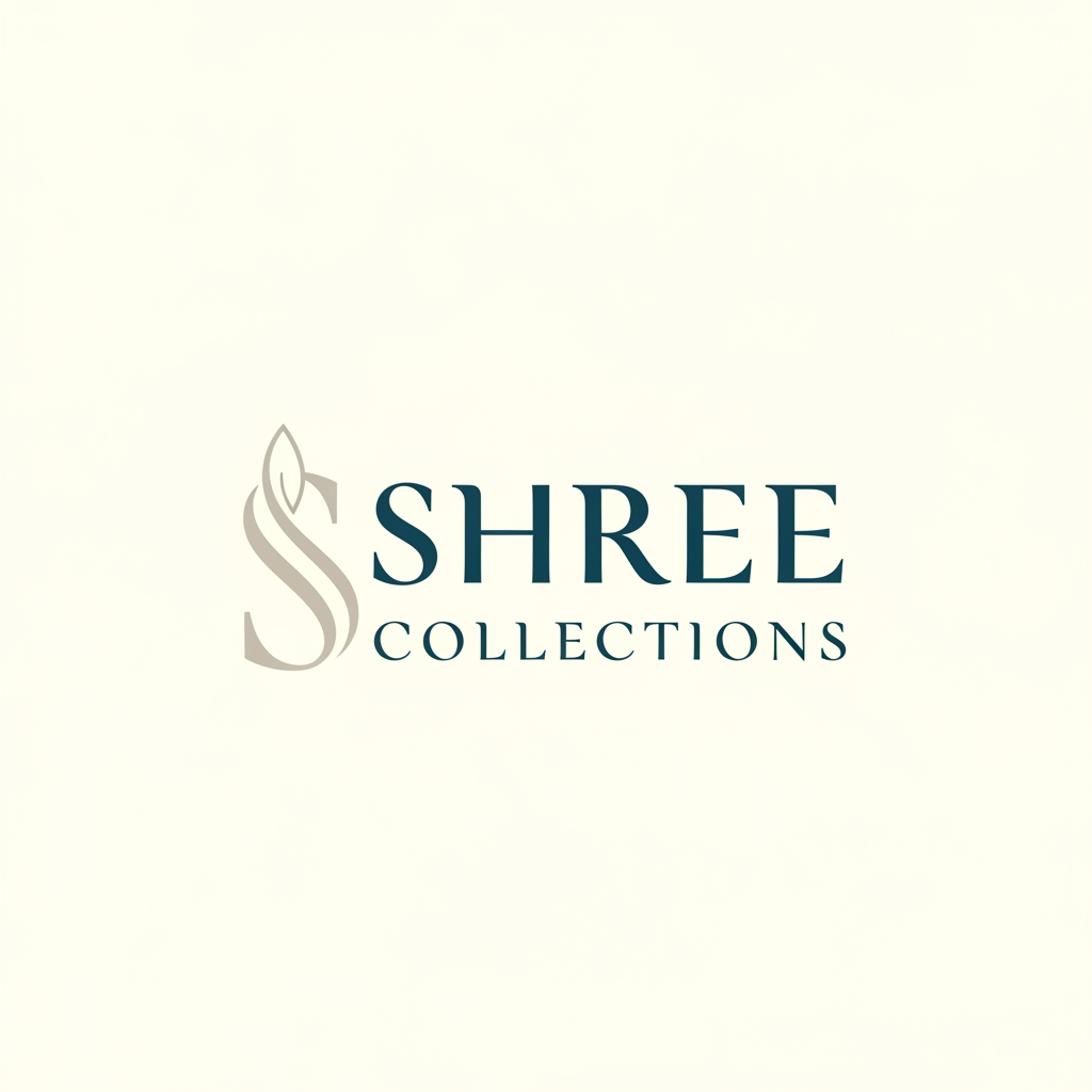 AI Design for MAKE LOGO FRO MY BRAND NAME SHREE COLLECTIONS ADN IT SHOULD BE SIPMLE ADN SUTTLE AND ATTRACTIVE