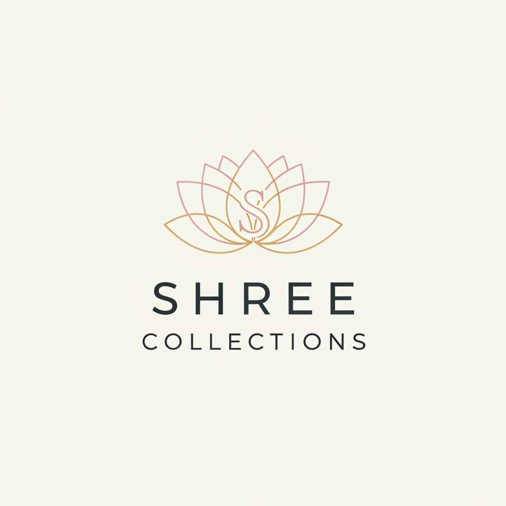 AI Design for MAKE LOGO FRO MY BRAND NAME SHREE COLLECTIONS ADN IT SHOULD BE SIPMLE ADN SUTTLE AND ATTRACTIVE
