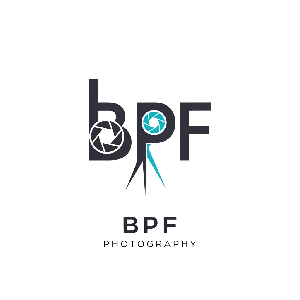 AI Design for Create a logo by using BPF this logo is for my production of photography so create some unique design and use some stylish font