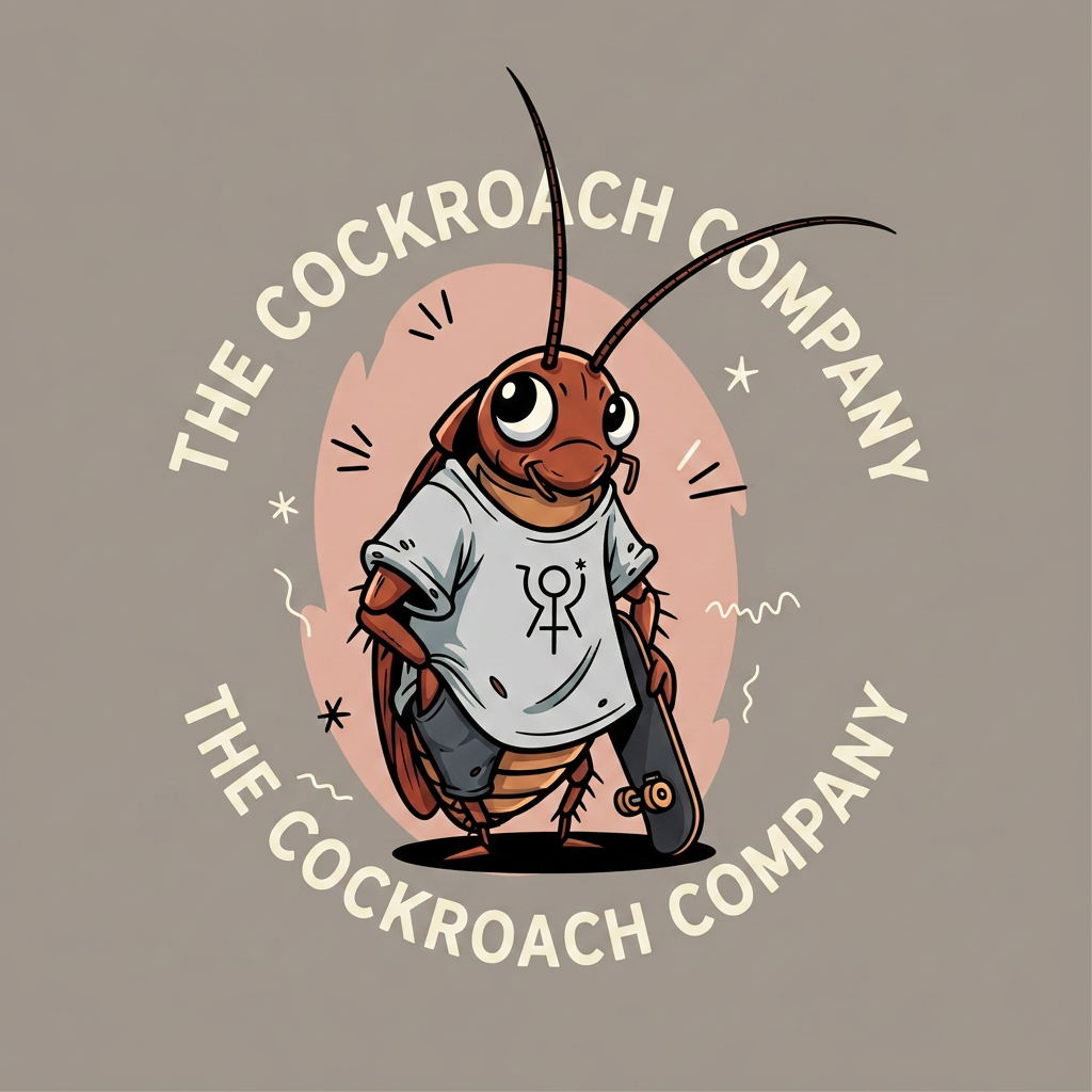 AI Design for brand name is the cokroach company