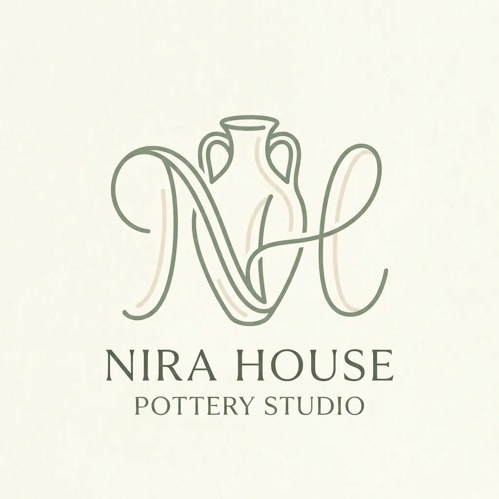 AI Design for Nira house Porttery business logo create