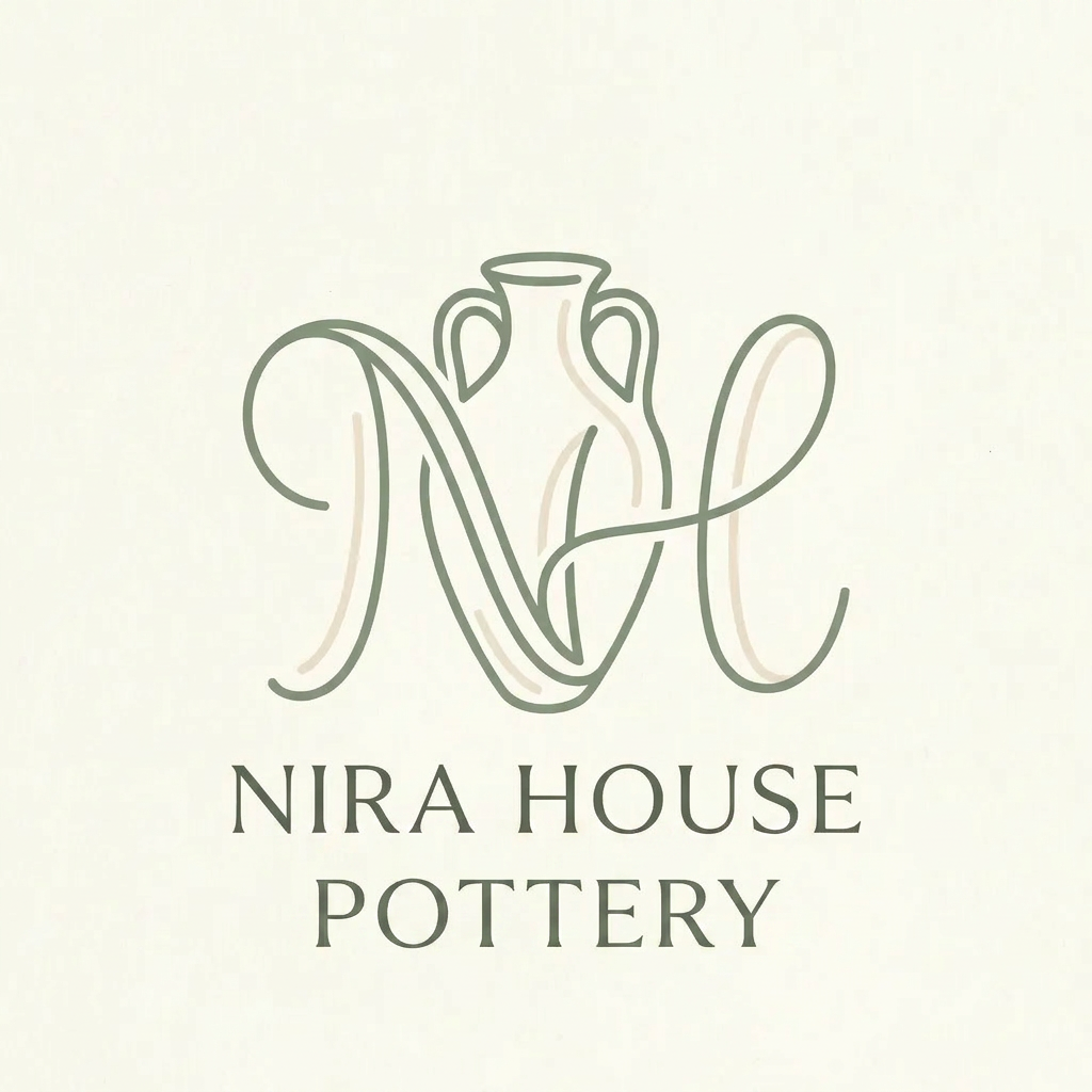 AI Design for Nira house Porttery business logo create